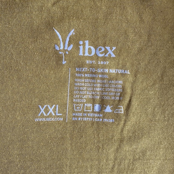 Ibex Indie Hoodie Merino Wool Mens 2XL Athletic Fit Olive Lightweight 1/4 Zip - Picture 9 of 14